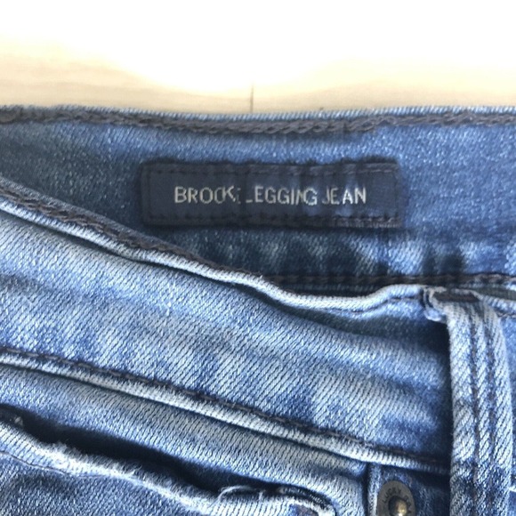 Lucky Brand Brooke Legging Jeans Womens Sz 8/29 Ripped Mid Rise Stretch Denim - Picture 3 of 11